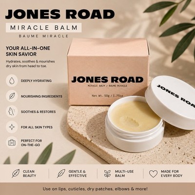 Jones Road Miracle Balm Pinched Cheeks 50g /1.75oz Authentic New In Box