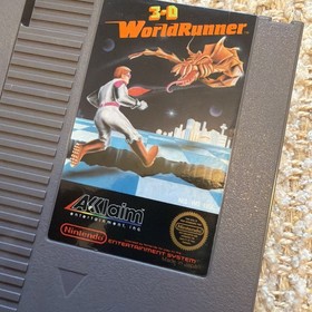 Nintendo NES : 3-D WorldRunner - Cartridge Only W/ Plastic Case - Tested