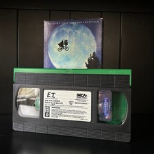 E.T. The Extra Terrestrial VHS Drew Barrymore, Spielberg 1988 MCA Home Video