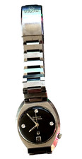 1974 Bulova Acutron With original band in excellent condition Small Diamonds