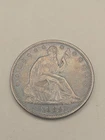 1869 Seated Liberty Silver Half Dollar 50c
