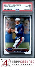 2023 TOPPS COMPOSITE #22 DREW BLEDSOE POP 1 PSA 10
