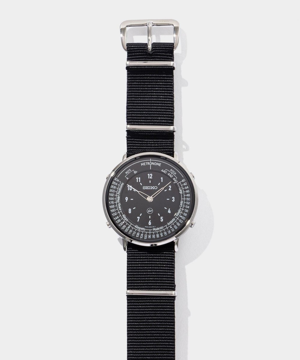 SEIKO Metronome Watch Fragment Edition Black Stainless Steel SEIKO Metronome Watch Fragment Edition Black Stainless Steel