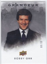 2021 UD GRANDEUR..BOBBY ORR..SILVER PARALLEL.../99..CARD # G-3..BRUINS