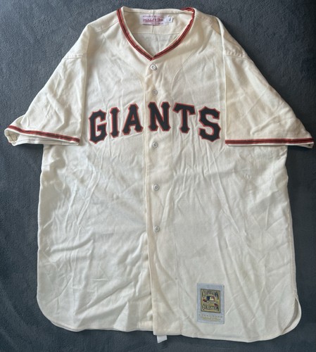 Willie Mays Giants Authentic Mitchell & Ness Jersey Size XL From Willie's Estate