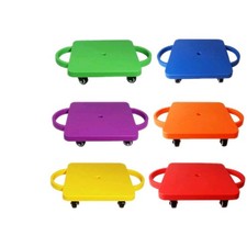 Sitting Scooter Board w/Handles. Floor Sliding Scoot Board for Kids Ages 6-12