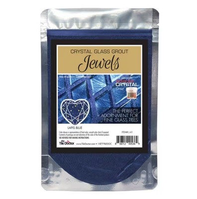 The Tile Doctor Crystal EVO Glass Grout Jewels Lapis Blue J.41 Starlike Additive