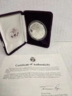 1989 S 1oz US American Silver Eagle $1 Dollar Proof Coin w/Box (1)
