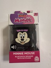 Disney Minnie Mouse Bitty Boomers Box Bluetooth Mini-Speaker with Keychain NEW