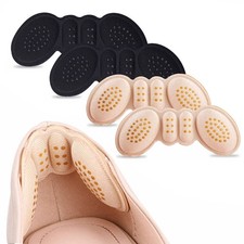 Non-Slip Heel Grips for Loose Shoes - Cushioned Inserts 4 Pairs