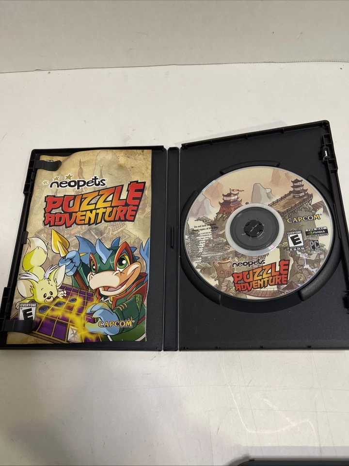CAPCOM Neopets Puzzle Adventure PC Video Game 2008 CIB - Image 2 of 2
