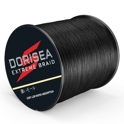 Fil De Peche Tressé Power Braid 100-2000m 10LB~300LB Dorisea Black Braid Fishing Fishing Line Braid - Foto 4