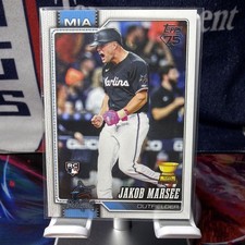 2026 Topps Series 1 #37 Jakob Marsee Miami Marlins RC Baseball Card