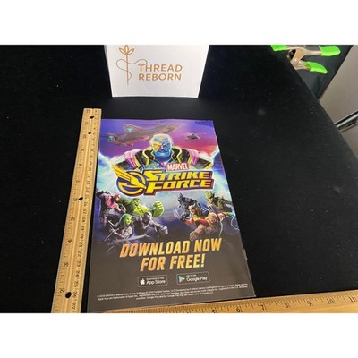 Marvel Strike Force Comic Book Advertisement Poster Art