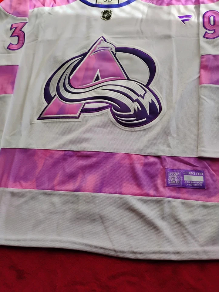 激レア　ジャパコア　HALF YEARS/POWER! 加害妄想 Mackenzie Blackwood #39 Colorado Avalanche Hockey Fights Cancer