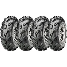 NEW Maxxis Zilla 25x8-12 Front & 25x10-12 Rear 6-Ply ATV Tyre Set