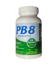 Nutrition Now PB 8 Pro-Biotic Acidophilus Caps, Vegetarian, 120-Ct Exp 04/2026