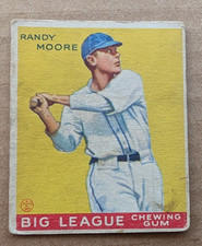 1933 Goudey RANDY MOORE Card #69 BOSTON BRAVES