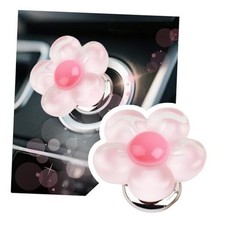 Resin Flower Push Start Button Cover,Car Single-Key to Start Button Cover with