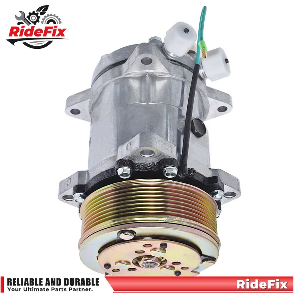 For Jeep Wrangler 1985-1990 Jeep Cherokee 1985-1987 AC A/C Compressor W/Clutch - Image 4 of 4