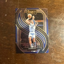 2024-2025 panini select ja morant blue premier level