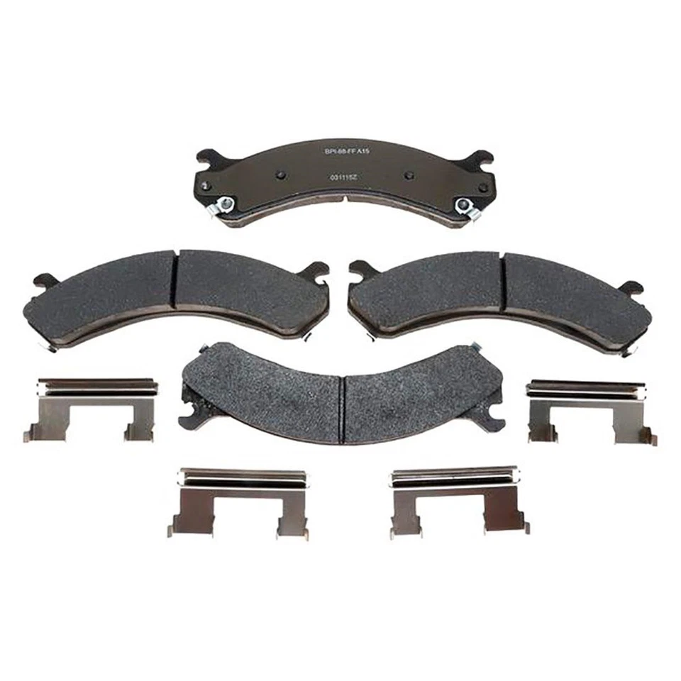 Rotores de freno traseros + juego de pastillas de freno de cerámica para Chevrolet Silverado 3500 2001-2003 Foto 2 de 4