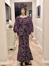 Women  s African Ankara Dress 3 Piece