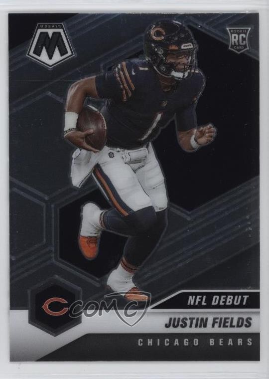 2021 Panini Mosaic NFL Debut Justin Fields #242 12g7