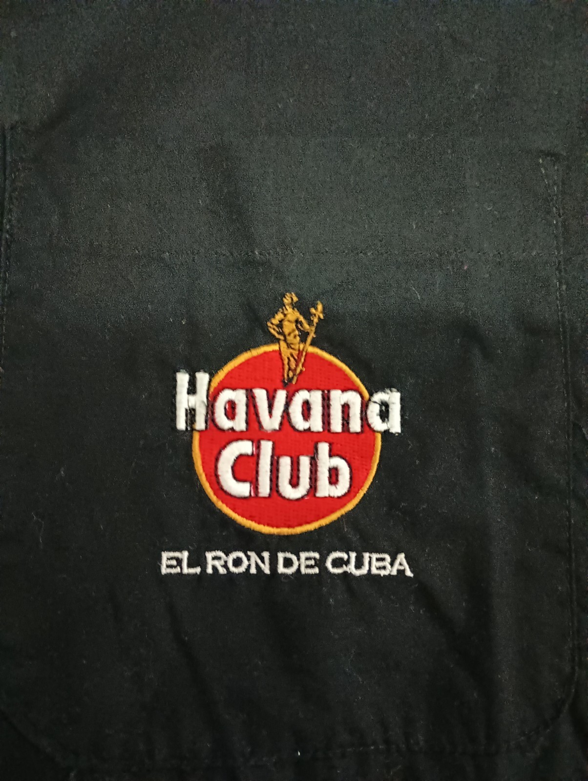 Havana Club Men's Button Down Short Sleeve Shirt