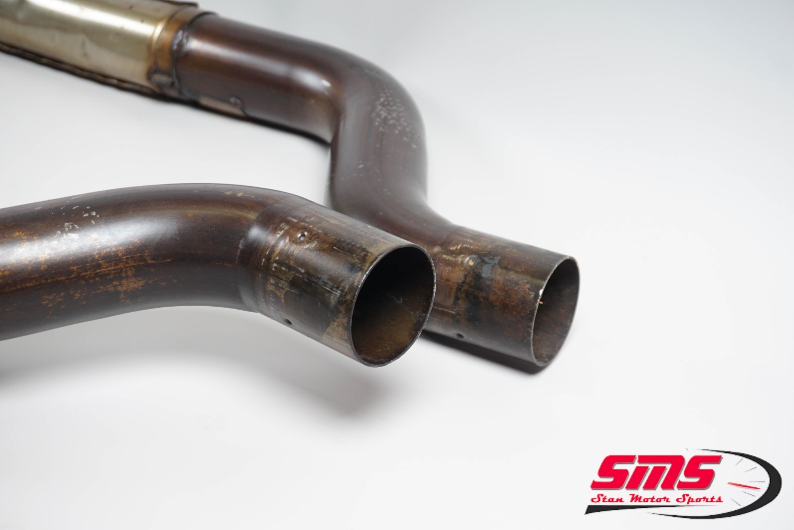 04-19 Maserati GranTurismo M145 Catalytic Converter Exhaust Pipe Pair OEM