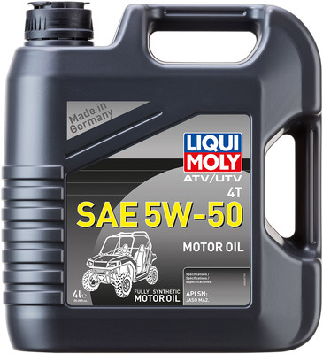 LIQUI MOLY ATV/UTV 4T Engine Oil - 5W-50 - 4L 20214