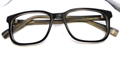 Bevel 3679 ORANGE IS THE NEW FRUIT BHM Black 52-18 Mens Eyeglasses Frames Japan