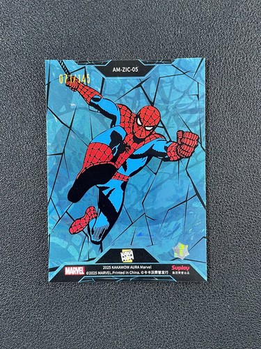 2025 Kakawow Aura Marvel Legends Of Spider-Man Blue #71/145 No.AM-ZIC-05 - Picture 2 of 2