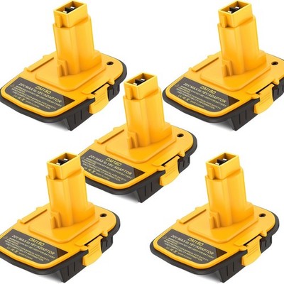 5-Pack DM18D Converter For DW 18v To 20v Battery Adapter For DW 18V Tools