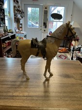 Vintage Marx Toy Horse Johnny West Line With Saddle