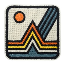 Iron On Patch - Retro Mountain | Adventure Patch, Vintage Outdoor Iron On