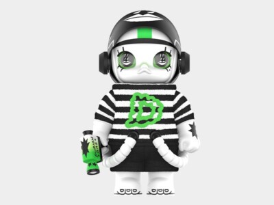 その他 MEGA SPACE MOLLY 400% LALA COMPANY POP MART MEGA SPACE MOLLY 400% LALA COMPANY-DURIAN MAN RADIO