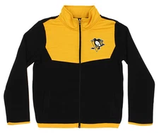 Outerstuff NHL Youth (4-18) Pittsburgh Penguins Zip Up Fleece Jacket
