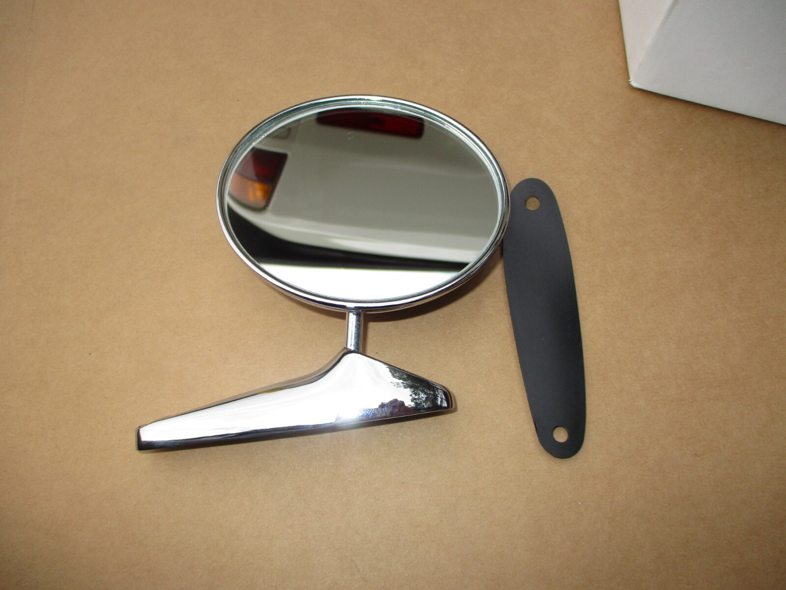 Ferrari 275 365 Dino 400 500 Side View Mirror Glass_Beautiful Reproduction_NEW