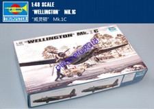 Trumpeter model plane kit 02808 1/48 WELLINGTON MK.1C aircraft
