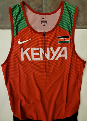 NIKE pro elite ケニア　スピードスーツ　S Nike 2021/2023 Kenya International Team Pro Elite Sleeveless