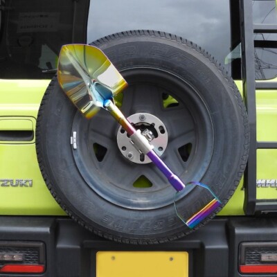 Shovel　ジムニータイヤ Rear Back Spare Tire Wheel Shovel for Suzuki Jimny JA71 JA11 JA12