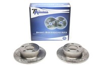 Ta Technix Sport Bremsscheiben Satz Hinterachse Passend FüR Audi 100200Quattro