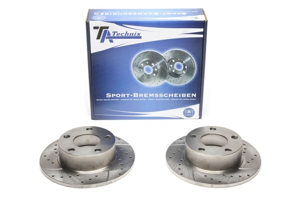 Ta Technix Sport Bremsscheiben Satz Hinterachse Passend FüR Audi 100200Quattro-image