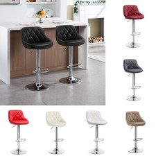 Woltu 1/2/4x Barhocker Barstuhl Tresenhocker Verstellbarer Polsterhocker Drehbar