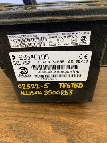 2011 Allison 3500RDS Auto Transmission Shifter - P/N: 29546189 / 29546191 - Picture 3 of 4