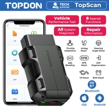 2026 TOPSCAN OBD2 Scanner Car Diagnostic Tool Full System Bidirectional Control