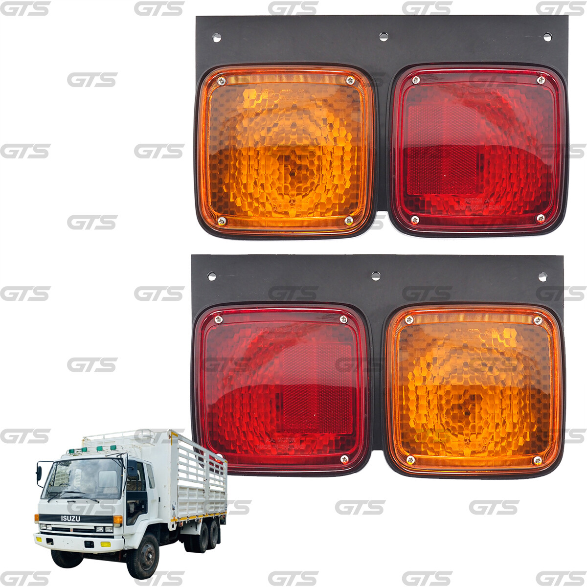 For Isuzu JCM Rocky FSR FTR 175 195 1984 - 95 Pair Tail Light