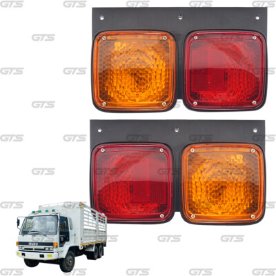 For Isuzu JCM Rocky FSR FTR 175 195 1984 - 95 Pair Tail Light