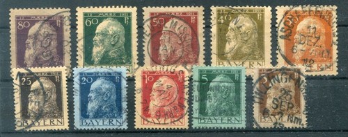 Bavaria 76/85II Stamped Set (79373